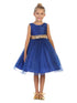 Kids Dream Girls Multi Color Sequin Glitter Tulle Special Occassion Dress 2-12 - SophiasStyle.com